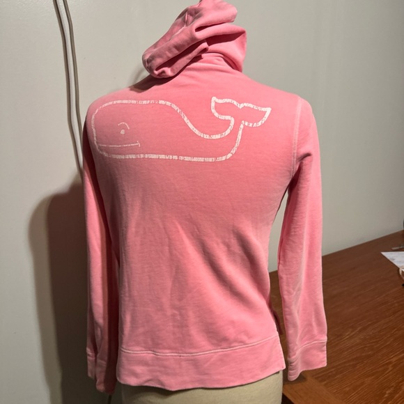 Vineyard Vines Girls Teen Hoodie L Sweatshirt Pink Cotton Blend Size L(14) - Picture 7 of 7